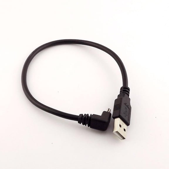 FOR 10pcs High Speed USB A Male to Mini 5Pin Male UP Angled Data Charger Adapter Cable 30cm