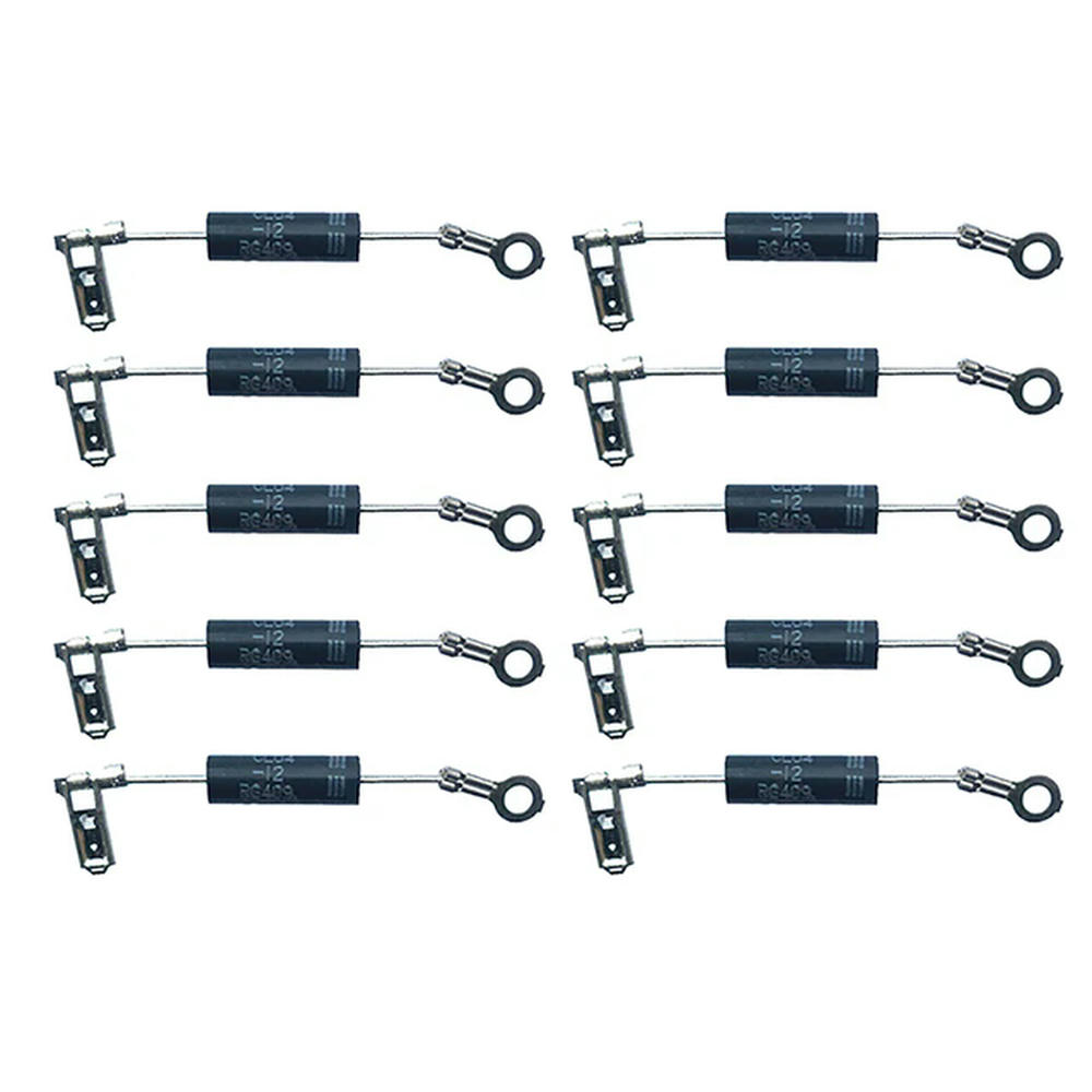 FOR 10pcs High Voltage Diode Rectifier Professional Unilateral Diode Repair Parts for Micro Oven HVM12