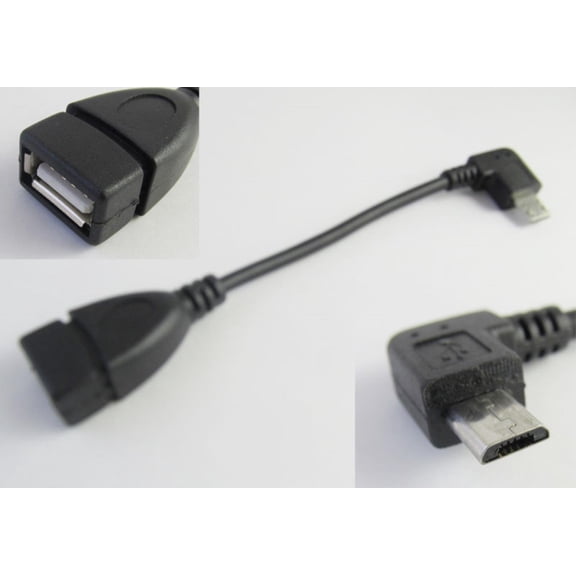 FOR 10pcs Micro 5 pin USB Male to USB 2.0 Female Host Data Adapter Cable F 7 13.5cm