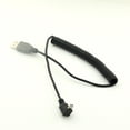 thumbnail image 1 of FOR 10pcs Spiral Coiled USB 2.0 A Male to Micro USB 5Pin Male Down Angle Adapter Cable 5Ft, 1 of 1