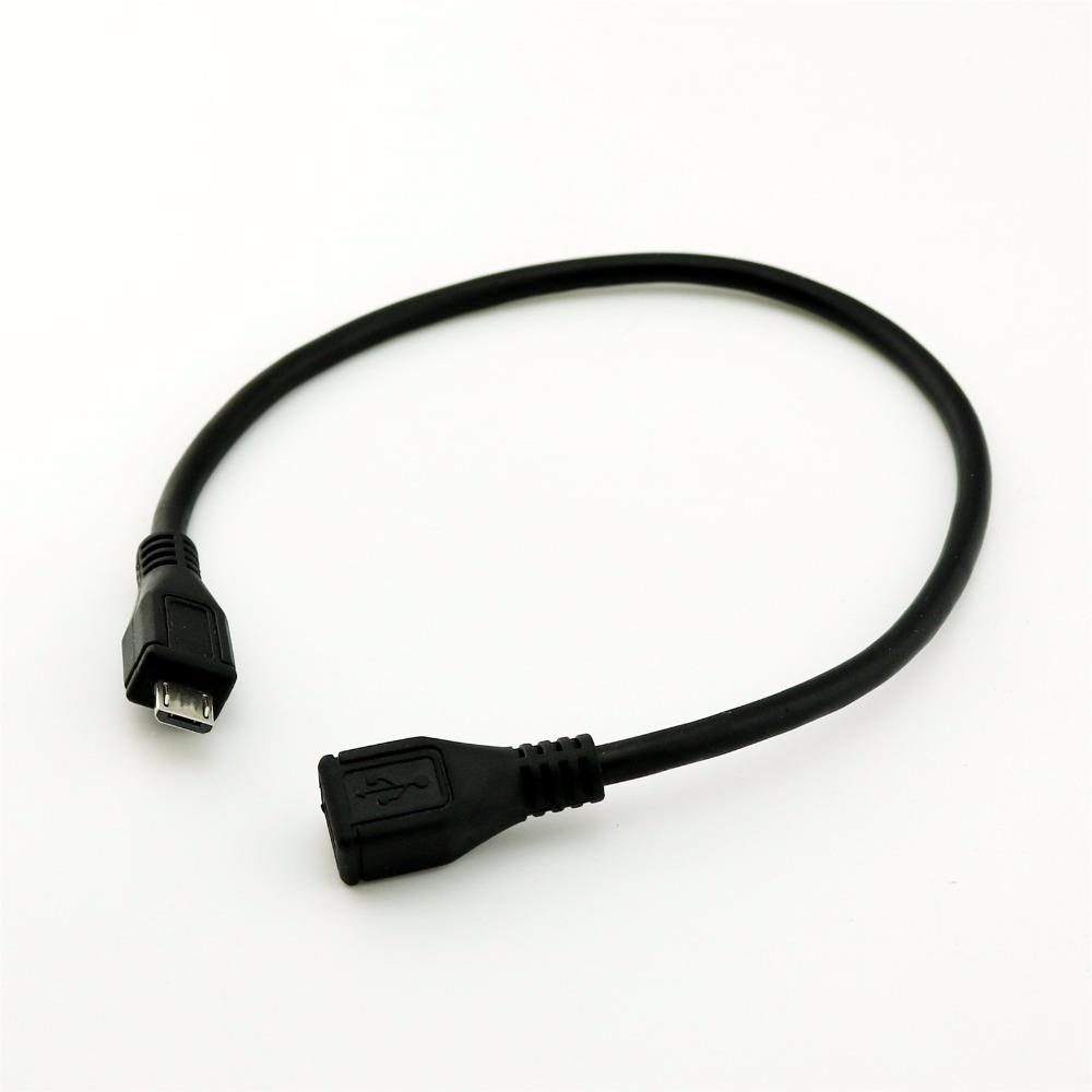 FOR 10pcs USB 2.0 Mini B 5-Pin Female to Micro USB Male Data Charger Converter Adapter Cable 30cm