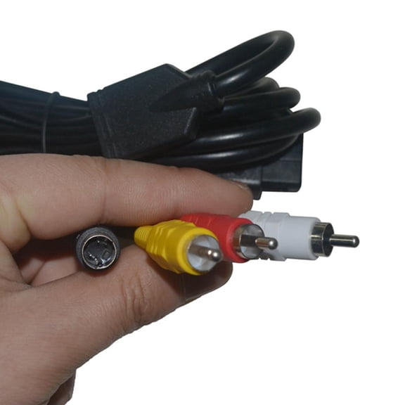 FOR 10pcs a lot S-Video AV Audio Video Cable for 64 for for N64 for GC for