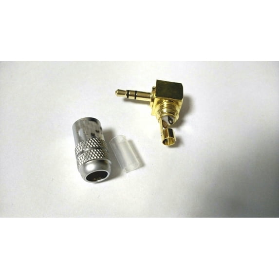 FOR 10pcs copper 3.5mm Stereo 90 Degree Plug Angled Plug Jack Solder connectors