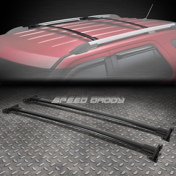 FOR 11-15 FORD EXPLORER ALUMINUM ROOF RACK LUGGAGE/BAG CARGO RAIL AERO CROSS-BAR