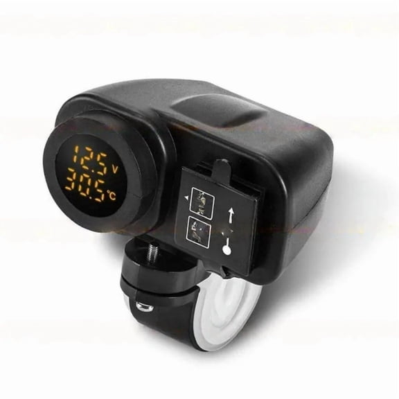 FOR 12-24V Dual USB Power Outlet for Car Motorcycle Waterproof Power Adapter