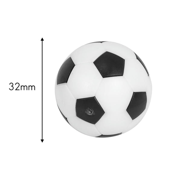 FOR 12PCS Small Football Style Table Ball Foosball Hard Plastic Table Ball Counterpart Game