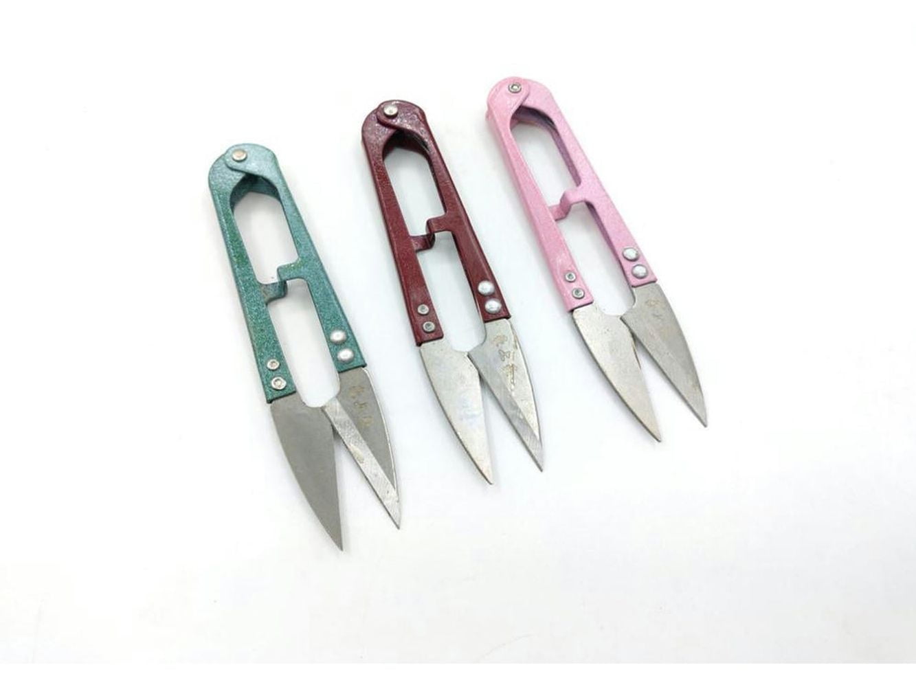 FOR 12pcs Trimming Sewing Scissors Nippers Shape Clippers craft Scissors