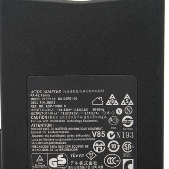 FOR 130W 19.5V6.7A Laptop Power DA130PE1-00 ADP-130DB B for 15 7500 7501 7590 7591 Power Supply