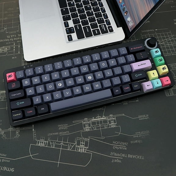 FOR 133 Keys Dracula Keycaps XDA DYE-SUB Key Cap For Dz60/RK61/Gk64/68/75/84/980/104 Mechanical Keyboard Gmk Keycap