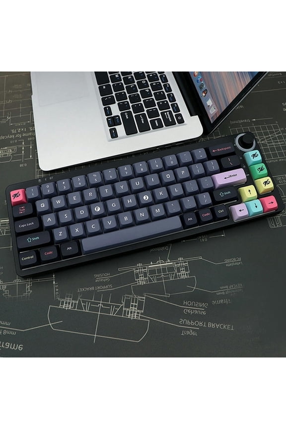 FOR 133 Keys Dracula Keycaps XDA DYE-SUB Key Cap For Dz60/RK61/Gk64/68/75/84/980/104 Mechanical Keyboard Gmk Keycap