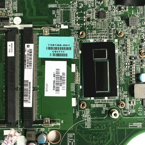 FOR 14-N Laptop Motherboard 738156-501 738156-001 738156-601 DA0U82MB6D0 i5-4200U CPU 740M/2GB GPU