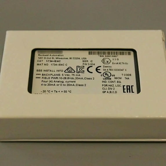 FOR 1734-IE4C POINT I/O 4 Point Analog Input Module