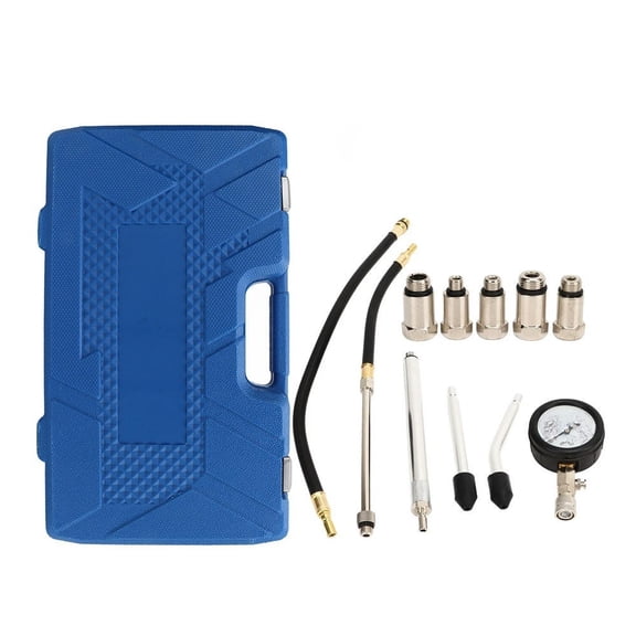 FOR 17pcs Cylinder Compression Tester Kit 0300PSI Engine Uvinersal Cylinder Pressure Detection Digital Gauge