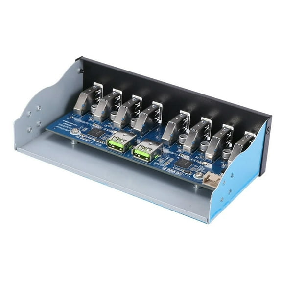FOR 19 Pin To 8 Port USB 3.0 Hub 5.25 Inch CD-Rom Drive Bay CD Rom Front Panel for Computer Case