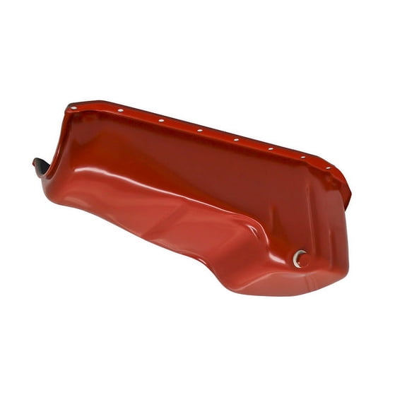 FOR 1980-85 CHEVY SMALL BLOCK 267 283 305 327 350 STOCK CAPACITY OIL PAN ORANGE