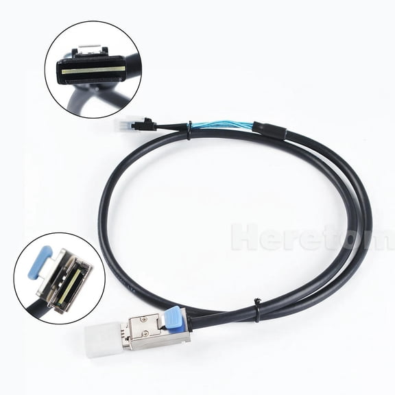 FOR 1M Mini SAS 26 SFF-8088 to SFF 8087 mini-SAS 36P HD Adapter data Cable Converter 100CM