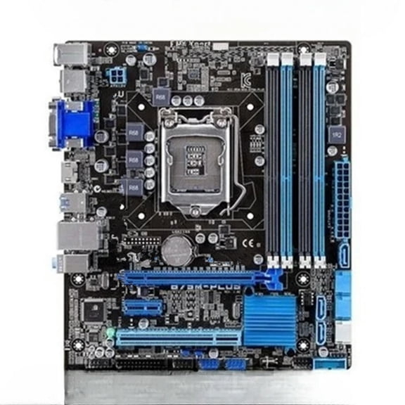 FOR 1PC B75M-PLUS/A/P8B75-M LX P8B75-V Main Board 1155 All Solid State H61