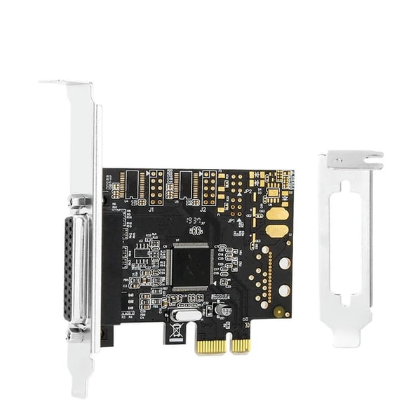 FOR 1PC Desktop PCIE Parallel Port Card Expansion Adapter Card DB25 Pin PCI-E To LPT Printer Interface IEEE1284