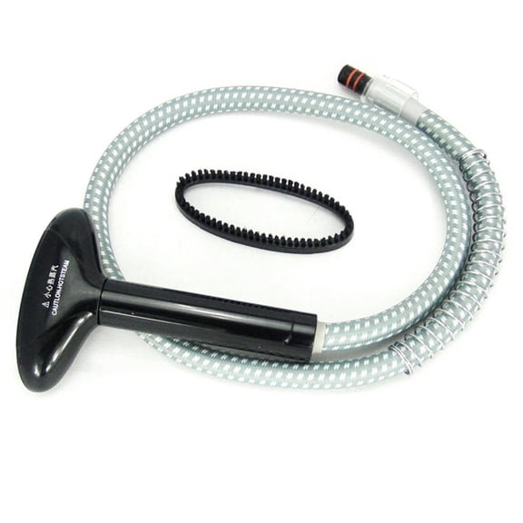 FOR 1PC Garment Steamer Nozzle Guide Hose with Brush Spray Steam Pipe Garment Steamer Parts 1.6m length