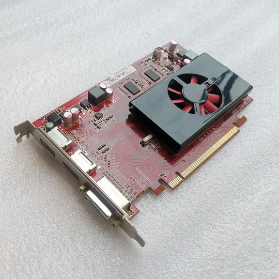FOR 1PC HD 6570 1G Graphics Card 128-bit High Definition Dual DP + DVI 637184-001 637997-001
