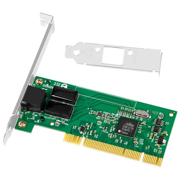 FOR 1PC PCI Gigabit Network Interface Card Desktop Large Slot Network Interface Card Free Drive 82540 Half Height Baffle 2U
