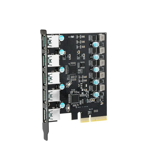 FOR 1PC PCIEx4 Two-port USB3.1 Adapter Card PCI-E To USB3.1 Expansion Card 10GB Power-free Gen2 3142