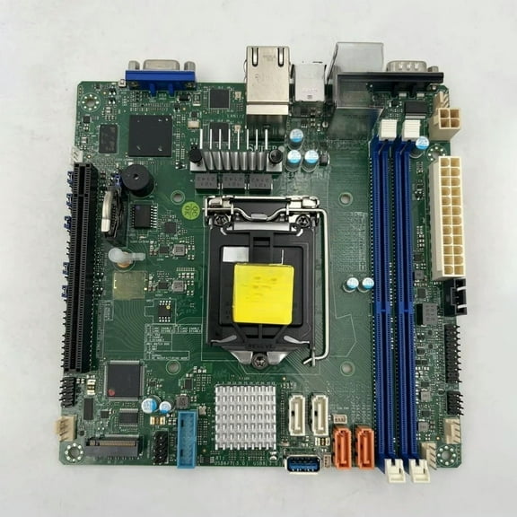 FOR 1PC X11SCL-IF Server Mini-ITX Motherboard C242 LGA-1151 DDR4 Support 8th/9th Generation i3 E-210
