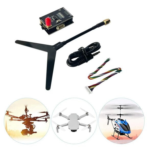 FOR 1PCS 1.2G 1.3G FPV VRX 9 Channels FPV Video With AV Out FOR 1PCS RC Drone Goggles Monitor FPV Goggles