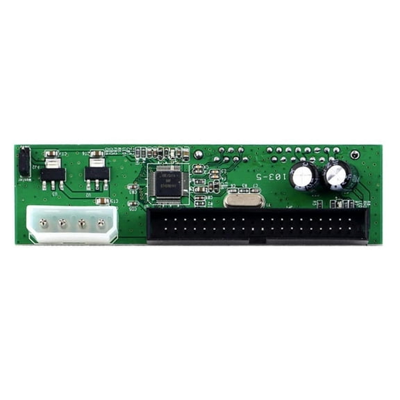 FOR 1PCS 1 Piece 7+15Pin 2.5 SATA Female To 3.5 Inch IDE Adapter Converter Male 40 Pin Port Green FOR 1PCS ATA 133 100 HDD CD DVD Serial