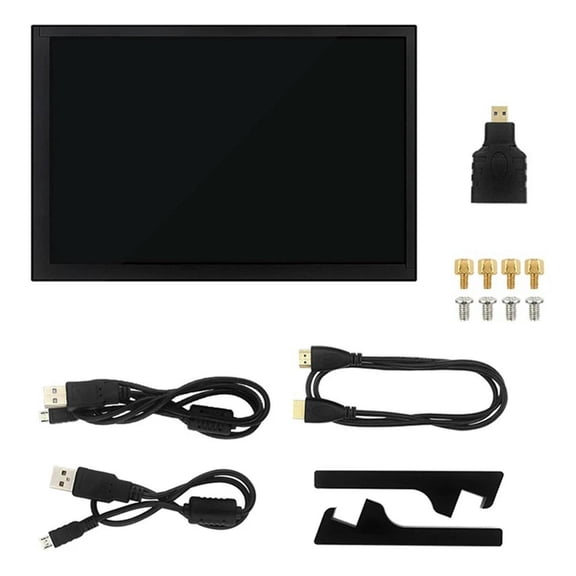 FOR 1PCS 10.1 Inch Touchscreen Monitor With Case FOR 1PCS Pi 5/4B/3B IPS 1280X800 Compatible With Various Devices And FOR 1PCS OS