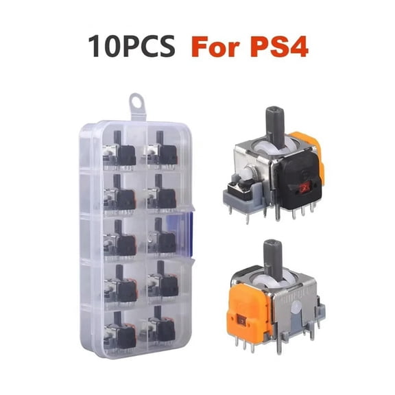 FOR 1PCS 10PCS Electromagnetic Joystick FOR 1PCS PS//4 Gamepad Repair Parts Joystick Module No Drifting Thumbsticks
