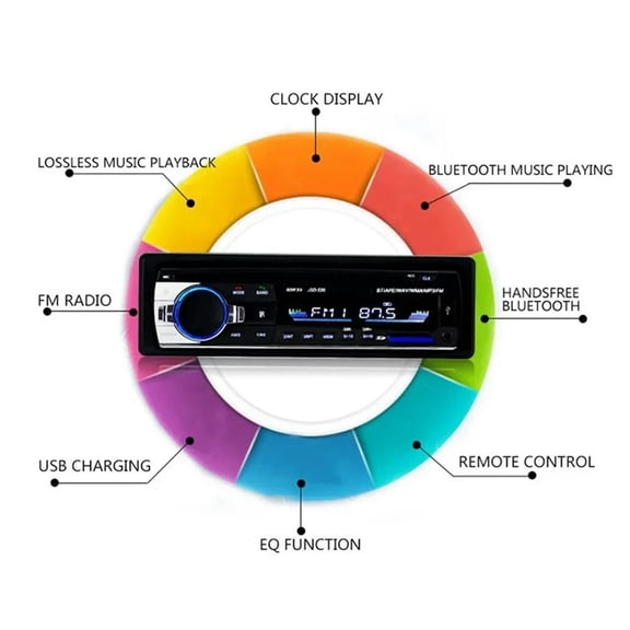 FOR 1PCS 12V Car MP3 Player 60Wx4 Audio Radio Multimedia Auto Radio Player In Dash Support USB TF FM AUX