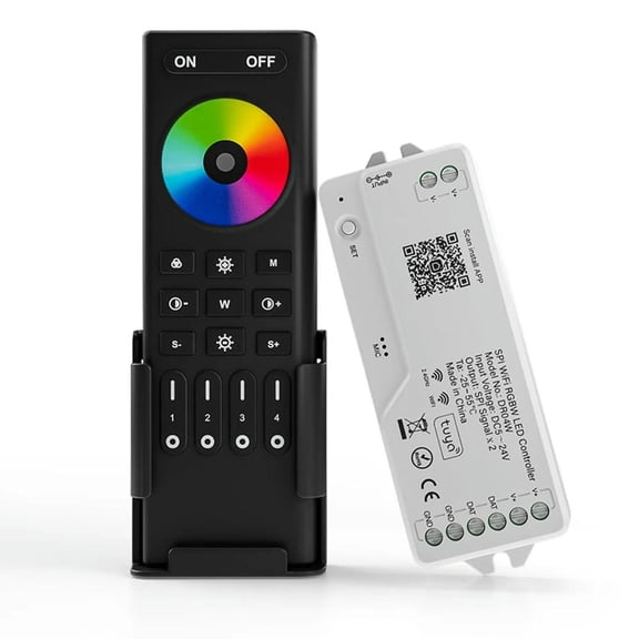 FOR 1PCS 2.4G Wifi DR04W SPI RGBW Controller RC03 Remote APP/Smart Life/FOR 1PCS Home/ Control Support