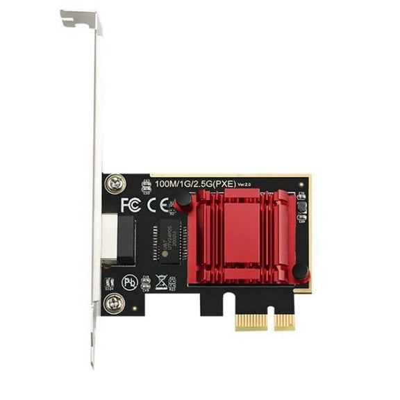 FOR 1PCS 2.5G PCI-E To RJ45 Network Card Diskless Network Card Ethernet 2500Mbps 2.5Gbps FOR 1PCS PC