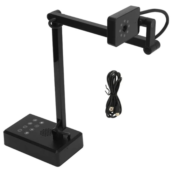 FOR 1PCS 4K USB Document Camera 16MP Webcam Visualiser Image Invert Foldable FOR 1PCS Live Demo Web Conferencing