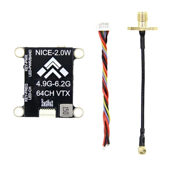 FOR 1PCS 5.8G 2W VTX With Antenna 2000Mw 64CH FPV Video PAL/NTSC Support OSD FOR 1PCS FPV RC Drone FOR 1PCS FPV RC Drone
