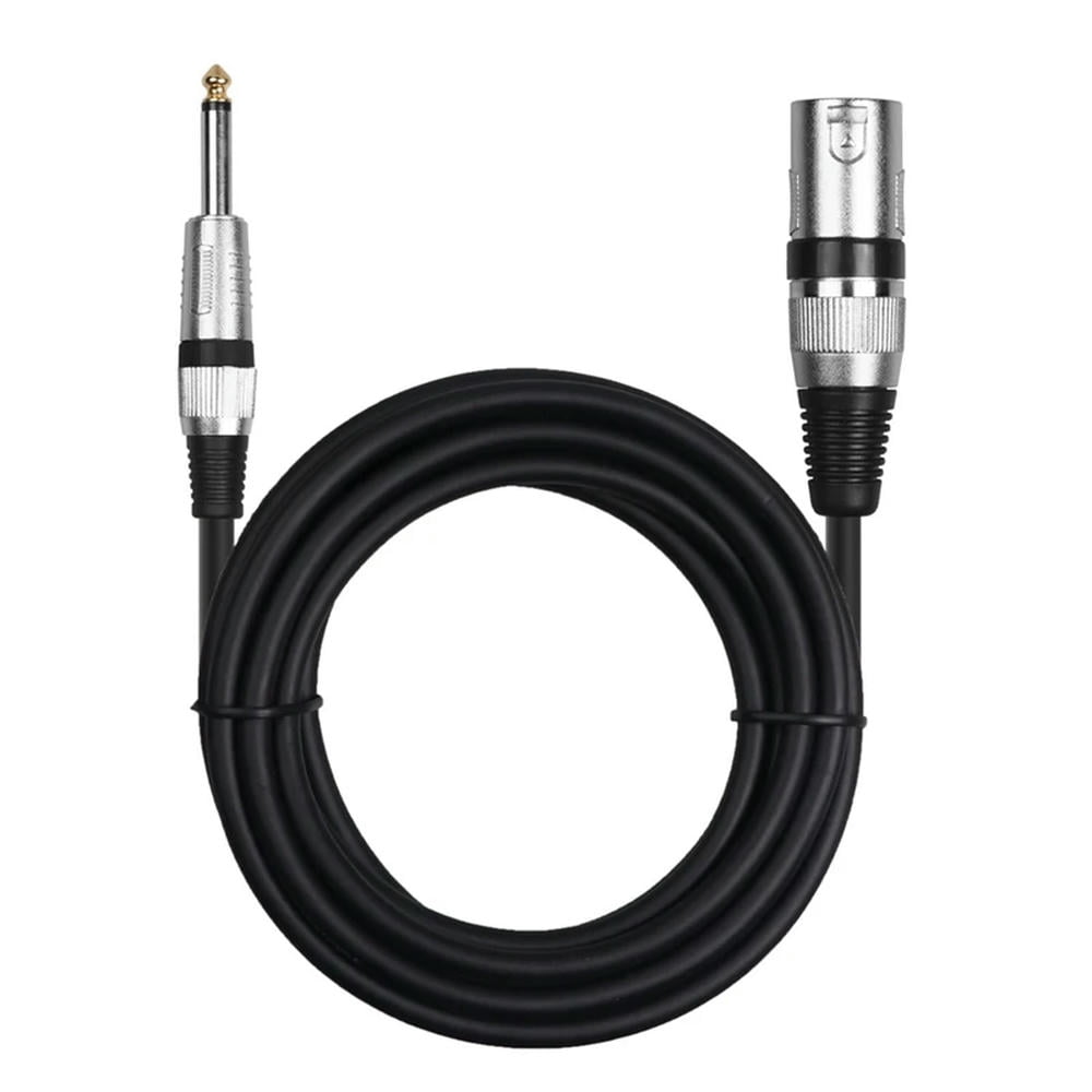 FOR 1PCS 6.35Mm Male To XLR Male Microphone Audio Cable FOR 1PCS Speaker, Guitar, Sound Transmission 16.4Ft