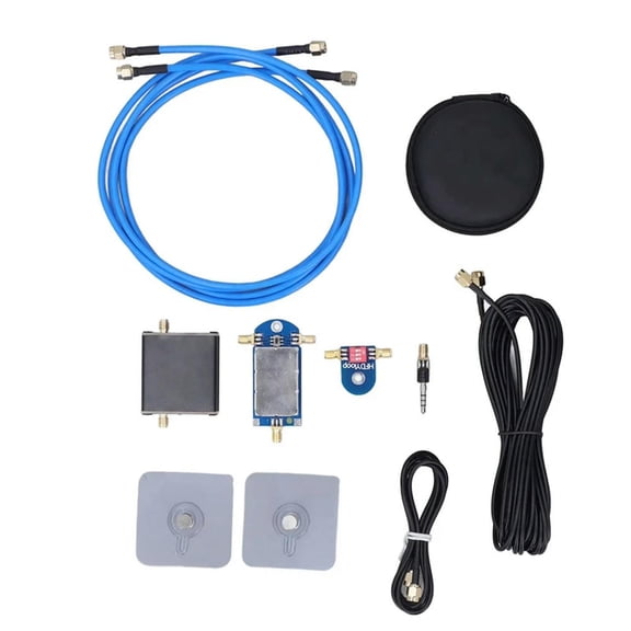 FOR 1PCS Active Small Magnetic Loop Antenna Wideband 50K-500Mhz Shortwave Radio Active Loop Antenna HF AM FM VHF UHF SDR