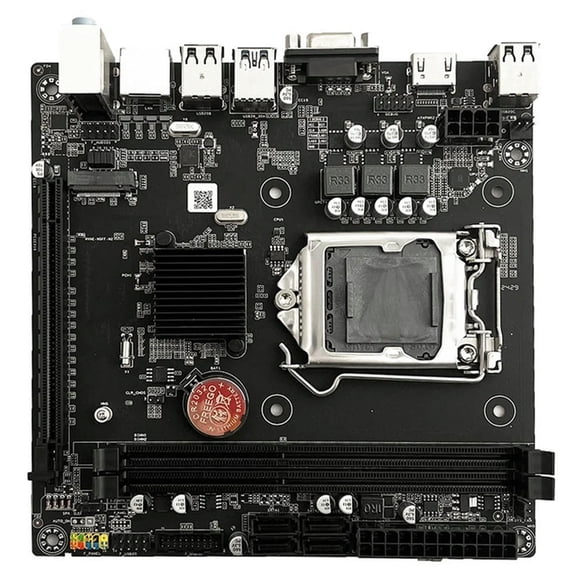 FOR 1PCS B75M ITX Motherboard LGA 1155 Desktop PC Support DDR3 RAM NGFF NVME M.2 Interface USB SATA3.0 Base Plate