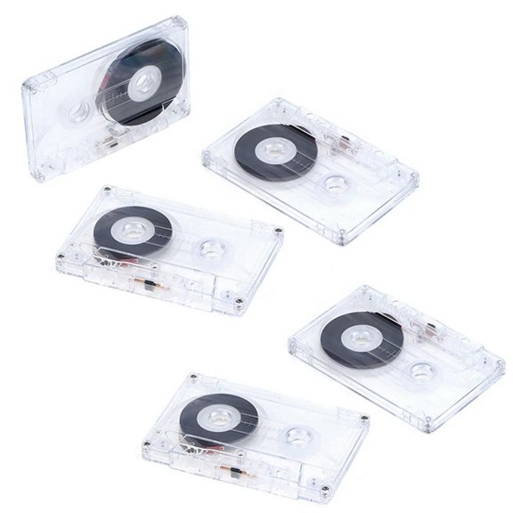 FOR 1PCS Blank Audio Cassettes. Recordable Clear Audio Cassettes Video Tape FOR 1PCS Voice Music Recording