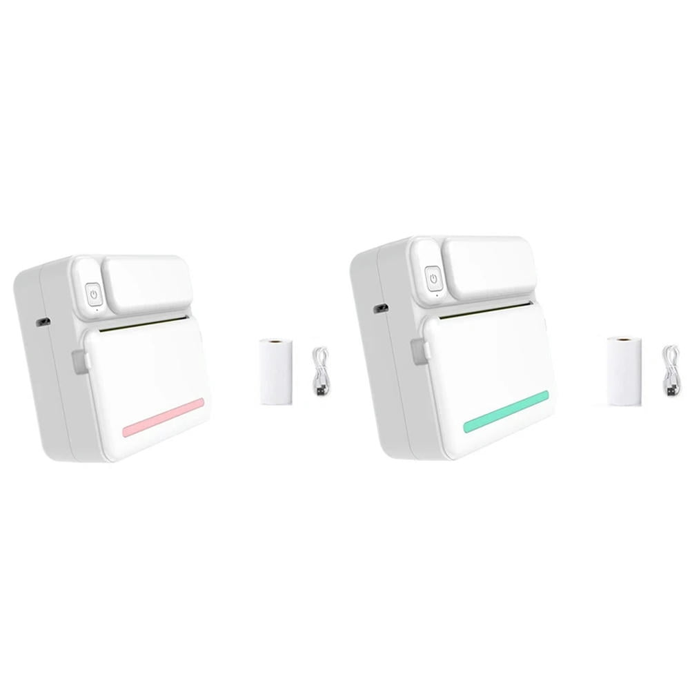 FOR 1PCS C19 Thermal Printer Barcode Label Maker FOR 1PCS Office Commercial Pocket Mini Printer With Label