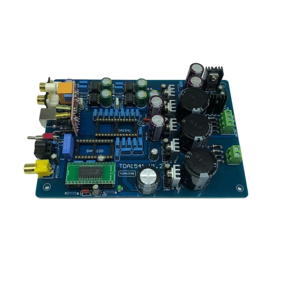 FOR 1PCS CYJ-TDA1541 Optical Fiber Coaxial Decoder Board (Including USB, Excluding TDA1541 And SAA7220 IC)