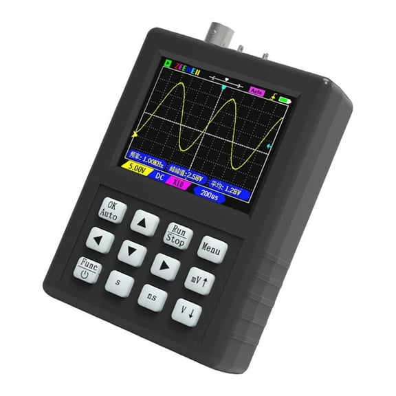 FOR 1PCS DSO1C81 2.8 Inch Handheld Digital Oscilloscope 80M Bandwidth Oscilloscope 250M Signal Generator 2 In 1 Oscillometer