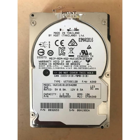 FOR 1PCS FOR 1.2T HUC101812CS4200 2.5 SAS Hard Drive