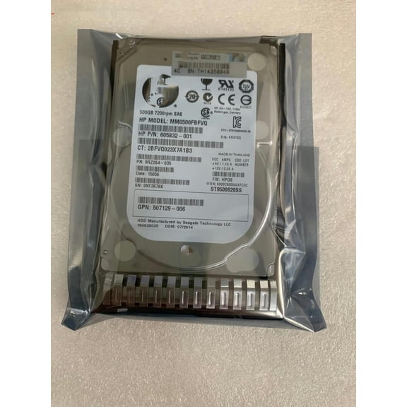 FOR 1PCS FOR 652745-B21 653953-001 500G SAS 7.2K 2.5-inch Server Hard Drive