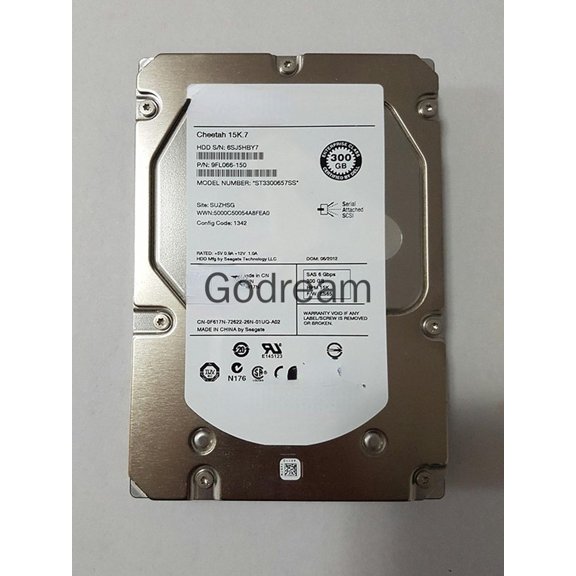 FOR 1PCS FOR R900 R720 R710 Server Hard Disk 300G 15K 3.5-inch SAS 6GB