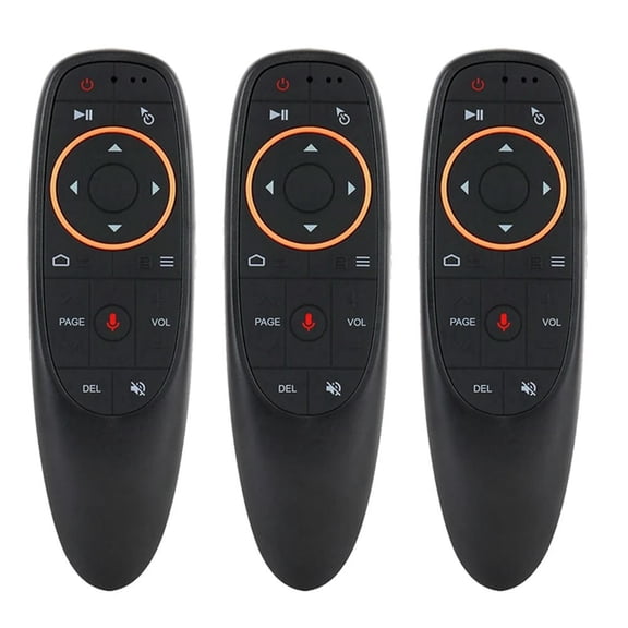 FOR 1PCS G10S 2.4G 3 Pcs/Set Voice Air Flying Mouse Gyroscope Wireless Infrared Backlight TV Set Top Box Remote Controller,