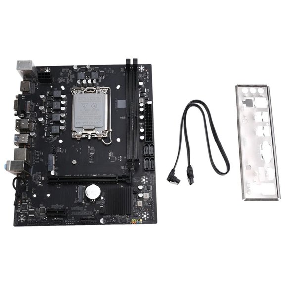 FOR 1PCS H610S4 M4 Desktop Computer Motherboard DDR4 Memory LGA1700 CPU I5 12400F/12100 RTL8111G/H 1000Mbps LAN