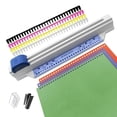 thumbnail image 1 of FOR 1PCS Hand Push Binding hine,30-Hole Book Binder hine,Coil Binding hine,FOR 1PCS A4 A5 A6 A7 B5-B7paper Notebook Scrapbook, 1 of 1