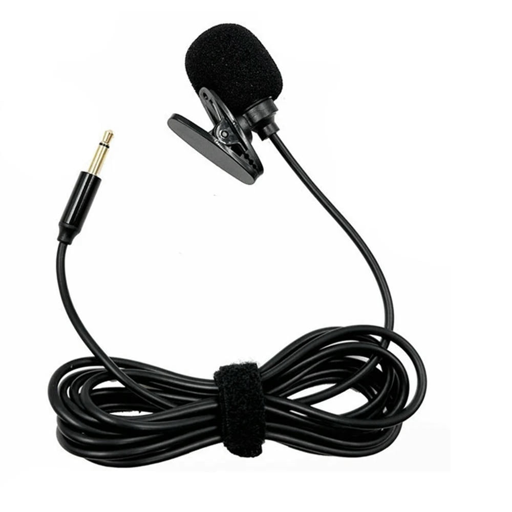FOR 1PCS Lavalier Microphone Mic Stereo Audio Mini Wired Mic 3.5Mm Plug FOR 1PCS Loudspeaker Interpreter
